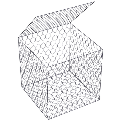 4.0mm Gabion гальванизированное проводом кладут каменные заполненные клетки в коробку для тренировки реки