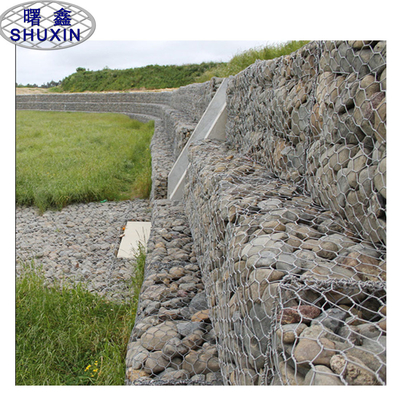 Rustproof гальванизированные корзины Galfan Gabion шестиугольника для предохранения от морской дамбы