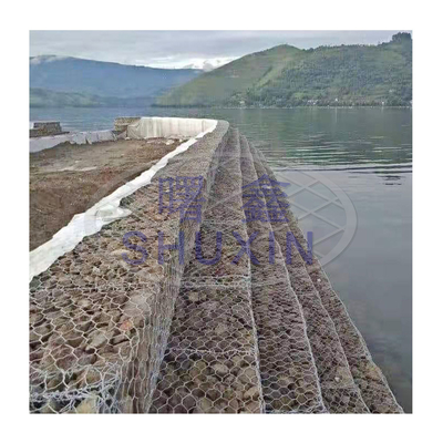 корзины провода 8*10cm 2.7mm Gabion гальванизированные/Pvc покрыли 2x1x1m