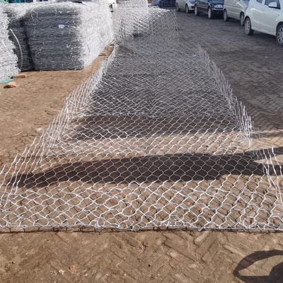Сверхмощные корзины Gabion сетки 3,0 Mm Galfan провод 2m x 1m x 1m для подпорных стенок