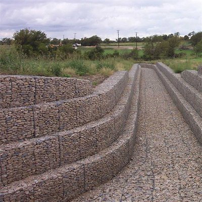 2*1*1m сплетенная загородка обороны моря корзин Gabion шестиугольная для подпорных стенок утеса
