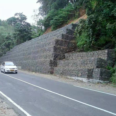 Водоустойчивые антиржавейные корзины стены Gabion гальванизировали 2 * 1 * 1 m